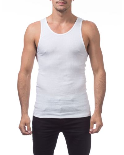 Pro Club Men’s Premium Ringspun Cotton Ribbed A-Shirt