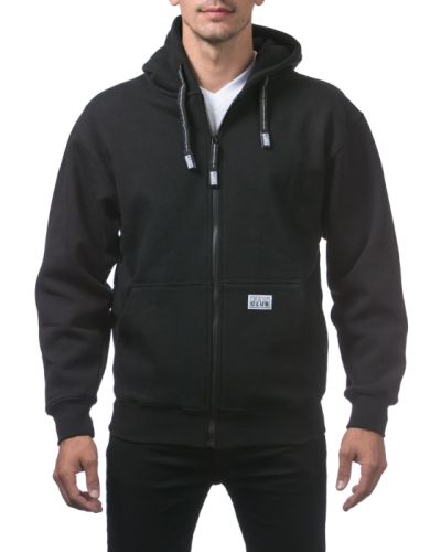 Pro Club Men’s Heavyweight Full Zip Fleece Hoodie
