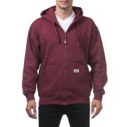 Pro Club Men’s Heavyweight Full Zip Fleece Hoodie